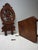 19th Century Swiss Black Forest Hand Carved Oak Side Chair with Standing Lion For Sale - Image 14 of 15