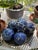 Set of 6 Blue & White Porcelain Decorative Balls – Floral Chinoiserie Design – Made in China For Sale In New York - Image 6 of 7