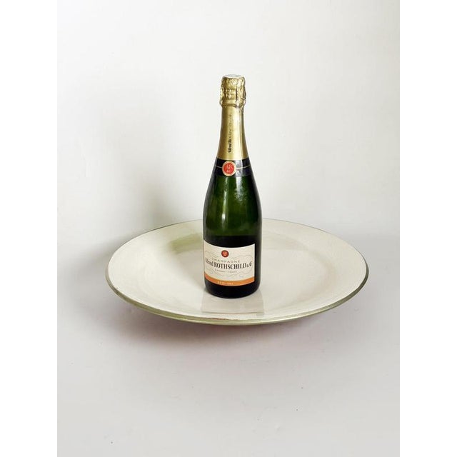 White Ceramic Serving Platter, France, 1980s For Sale - Image 4 of 16