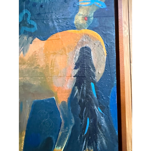 “Midnight Garden” a Horse Painting by LWren Walraven For Sale - Image 4 of 11
