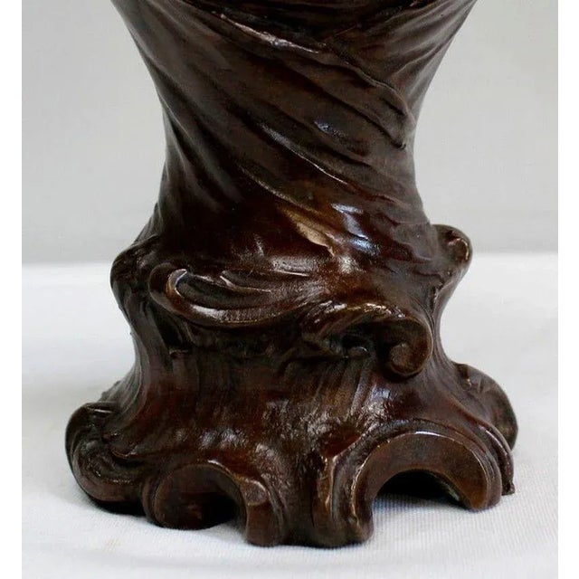 Bronze Woman with Hat by Meslais, Early 20th Century For Sale - Image 9 of 18