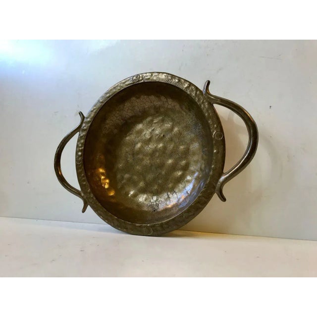 Art Deco Scandinavian Bronze Bowl, 1930s For Sale - Image 4 of 8
