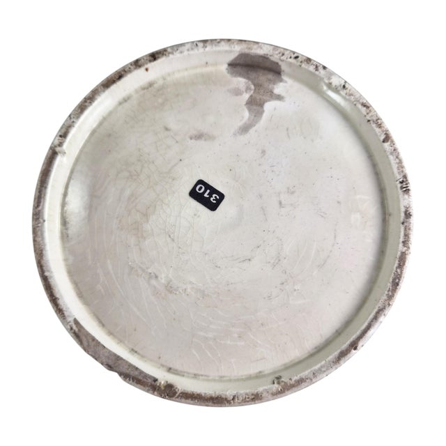 Beige Olive-Green Transferware Masonic Creamware Jug from Staffordshire, 1800s For Sale - Image 8 of 12