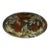 1990s Large Scale Quebec Contemporary Majolica Decorative Platter – Attributed to Lucie Ricard For Sale