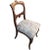 Early 20th century century French Provincial hand carved side chair in Walnut with lovely tapestry fabric seat, on...