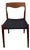 Danish Dining Chair attributed to Niels Otto Møller in Teak with Black Cord Seat For Sale
