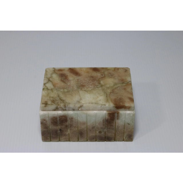 Stone 1930s Art Deco Pierette Sculpture on Marble Box After Sculptor Paul Phillipe For Sale - Image 7 of 10