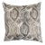 22” Gray and Thick White Woven Diamond Pattern New Pillow For Sale
