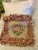 Vintage Tapestry Floral Aubusson Wool Decorative Pillow With Tassels Trim Reversible to Solid Velvet 19” X 19” For Sale In Miami - Image 6 of 12