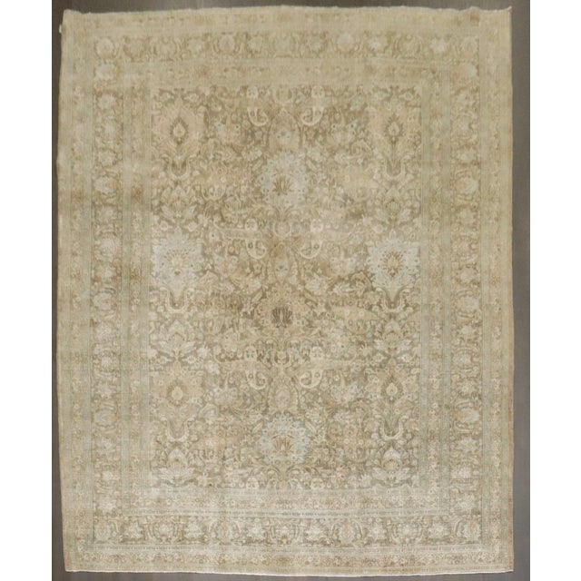 Early 20th Century Antique Zabihi Collection Persian Khorassan Rug - 10'3" x 13'7" For Sale - Image 5 of 12