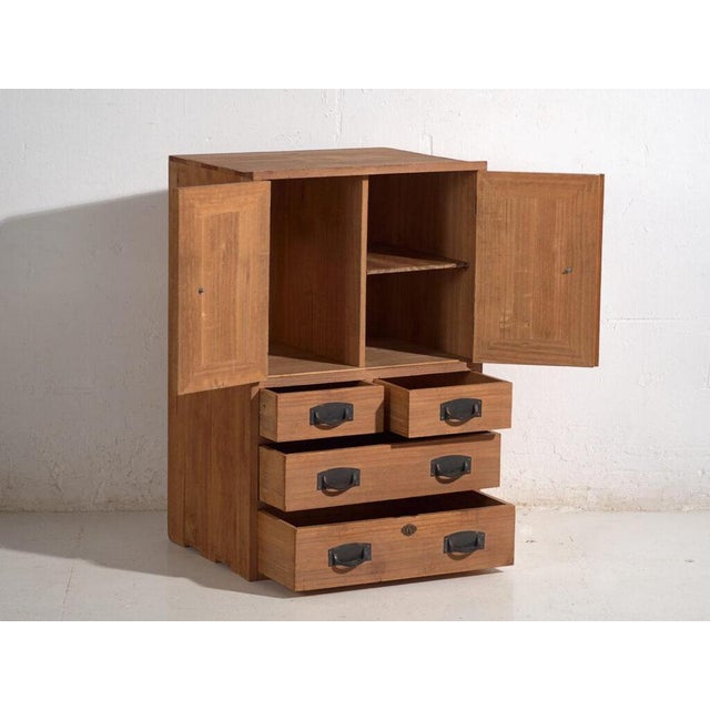 Small Antique Japanese Closet For Sale - Image 4 of 15