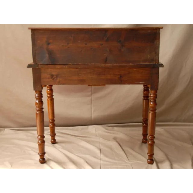 French Desk with Castle, 1860 For Sale - Image 9 of 12