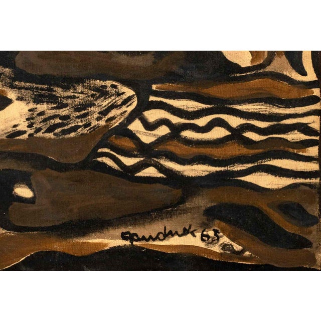 1960s Walter Gaudnek "The Creation of Eve" Oil, 1963 For Sale - Image 5 of 8