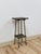 Early 20th Century Petite Antique Spool Leg Side Table Two Tier Plant Stand, Pedestal, Wooden Top For Sale - Image 5 of 14