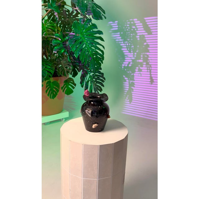 Galaxy Handmade Ceramic Vase A one of a kind black ceramic vase, inspired by the depth and mystery of the galaxy....