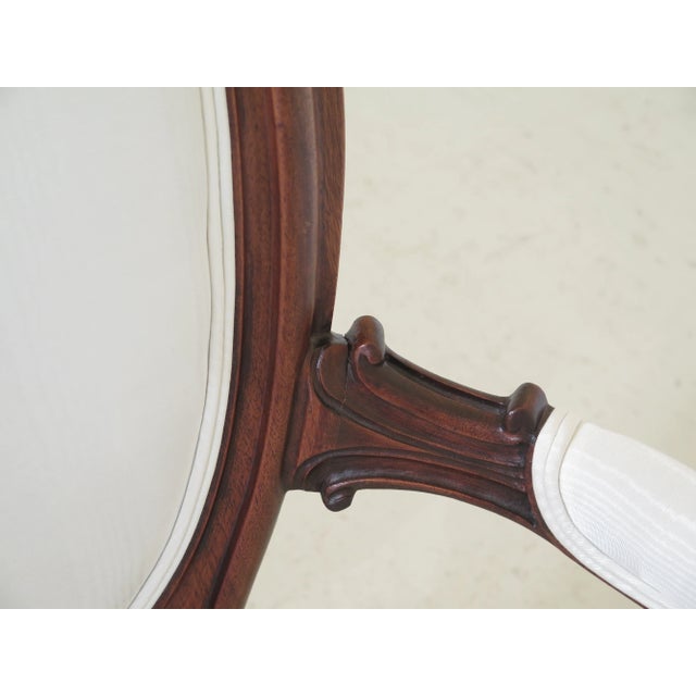 Wood Late 19th Century Antique American Victorian Parlor Armchair For Sale - Image 7 of 11