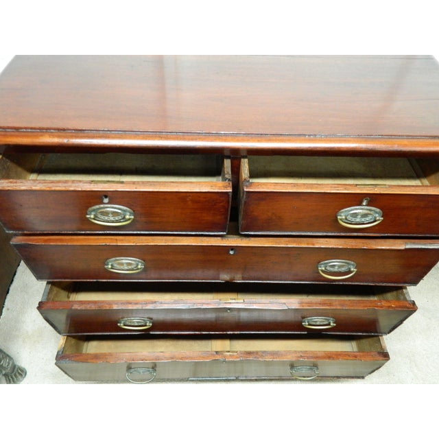 Wood Victorian Mahogany Chest of Drawers, 1890s For Sale - Image 7 of 18