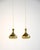 Pendant Lamps attributed to Hans-Agne Jakobsson for Markaryd, 1950s, Set of 2 For Sale - Image 4 of 10