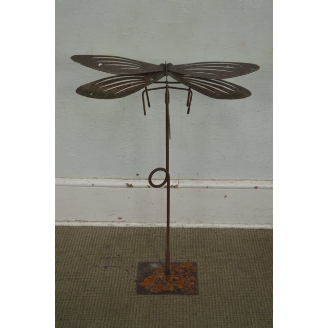 Hand Dragonfly Garden Statue Chairish
