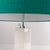 Minimalist Model 180 Table Lamp with Marble Base and Green Silk Shade by Florence Knoll for Knoll International, 1965 For Sale - Image 4 of 13