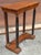 19th Century Biedermeier Single Drawer Walnut Console Table For Sale - Image 4 of 6