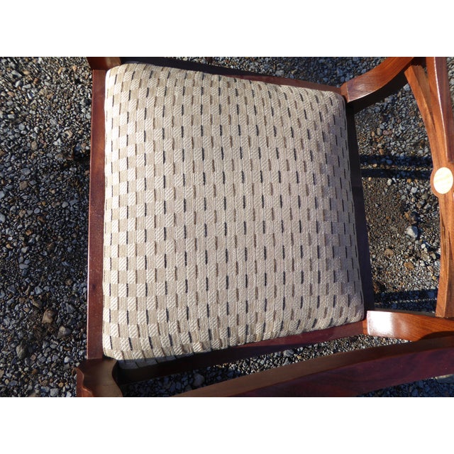 Dining Chairs in Walnut / Designers Special / 8 For Sale - Image 9 of 9