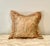 Luxury Large Damask Bronze Tone Pillow With Feather Insert For Sale In San Diego - Image 6 of 6