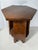 Vintage Softwood Arts and Crafts Cut Out Pyrographic Tabouret. For Sale - Image 4 of 12