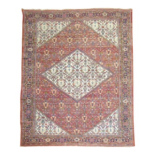 Antique Persian Mahal Rug - 9'4" x 12'6" For Sale