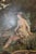 Late 19th Century 19th C French Louis XV Style Ebonized Trumeau Mirror With Painting of Nude For Sale - Image 5 of 6