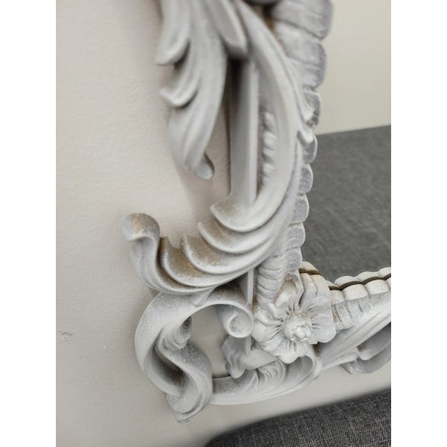 Turner Vintage White Turner Square Wall Mirro For Sale - Image 4 of 10