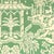 Jade Vintage Boho Brunschwig & Fils Lhasa Hand Printed Double Roll Wallpaper For Sale - Image 8 of 14