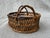 Small Vintage Woven Wicker Basket For Sale - Image 10 of 15