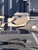 Space Age Chrome, Glass and White Leather Dining Room Set by Euro Steel, 1970s, Set of 5 For Sale - Image 18 of 18