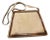 An Elegant 1980s Beige Suede and Brown Leather Italian Shoulder Bag For Sale
