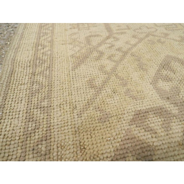 Rustic Galerie Shabab Collection Early 20th Century Turkish Oushak Throw Rug For Sale - Image 3 of 6