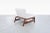 Mid-Century Modern Walnut Lounge Chair and Ottoman After Tobia Scarpa, 1960s For Sale - Image 10 of 12