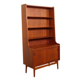 Vintage Highboard Shelf in Teak attributed to Johannes Sorth, 1965 For Sale