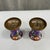 Late 20th Century Pair of Vintage Chinese Cloisonné Enamel Candlesticks - 985g For Sale - Image 5 of 9