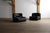 Stunning pair of original ligne roset kashima lounge chairs in black leather by michel ducaroy, france 1970s. the nice...
