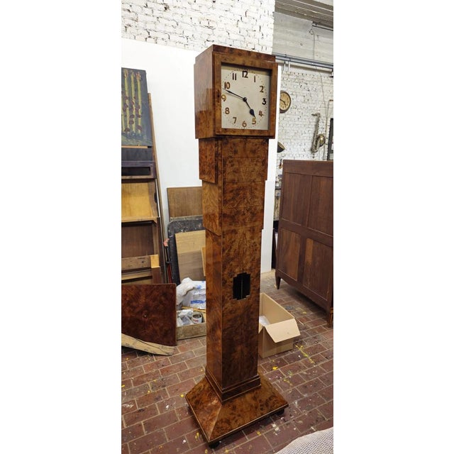 Art Deco Maple Longcase Clock, 1920s For Sale - Image 3 of 8