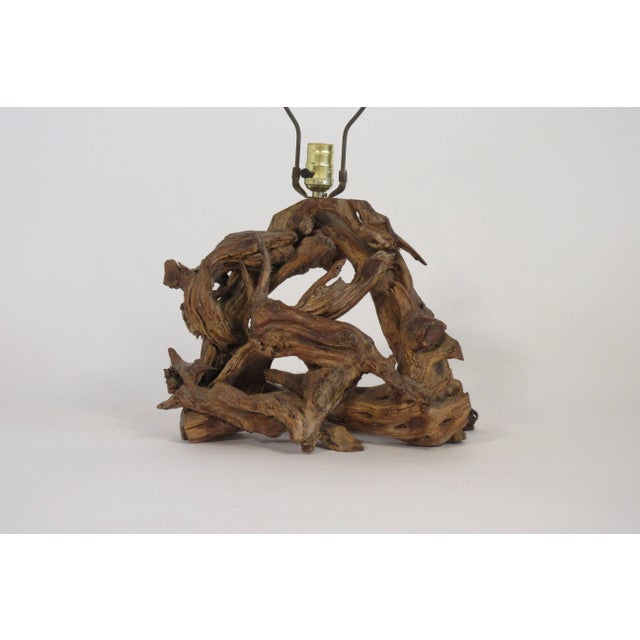 1960s 1960s Drift Wood Lamp For Sale - Image 5 of 9