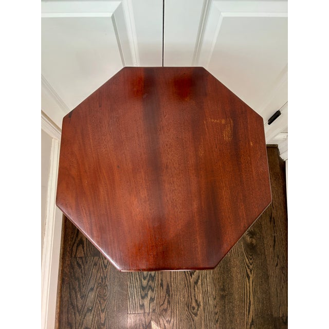 Early 20th Century English Mahogany Wine Table For Sale In Kansas City - Image 6 of 7