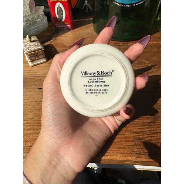 Ceramic 1970s Small Ceramic Farmer Painted Catchall From Luxembourg For Sale - Image 7 of 7