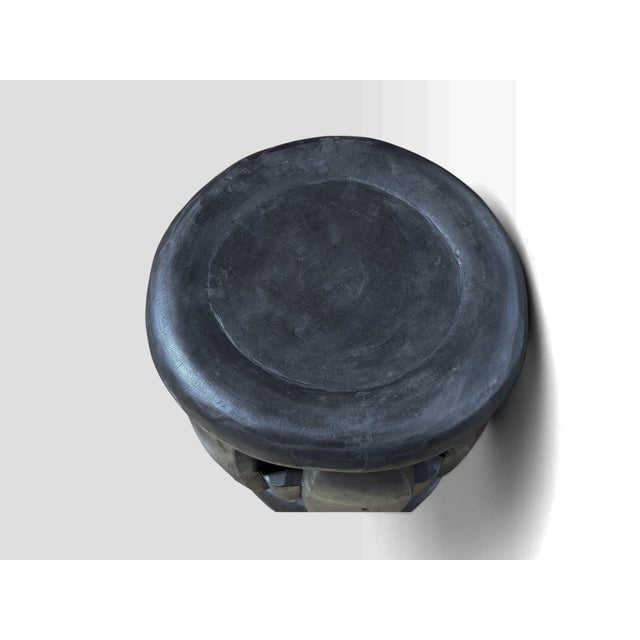 Tribal Vintage Tribal Nobility Wood Bamileke Stool/Table Cameroon 17" H For Sale - Image 3 of 7