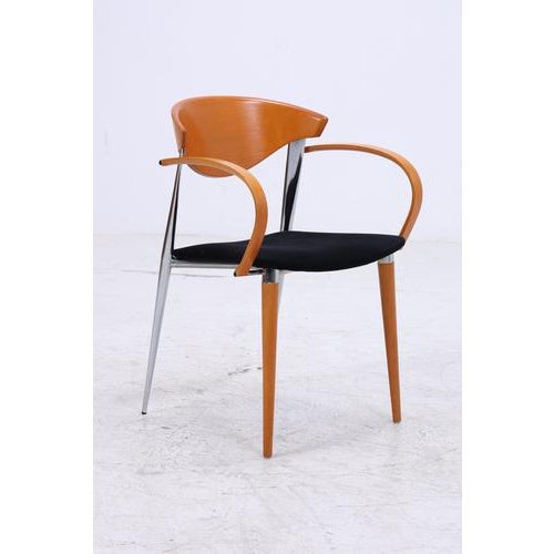 Vintage Spanish Chairs by Paco Capdell, 1980s Chair, Set of 3 For Sale - Image 17 of 18