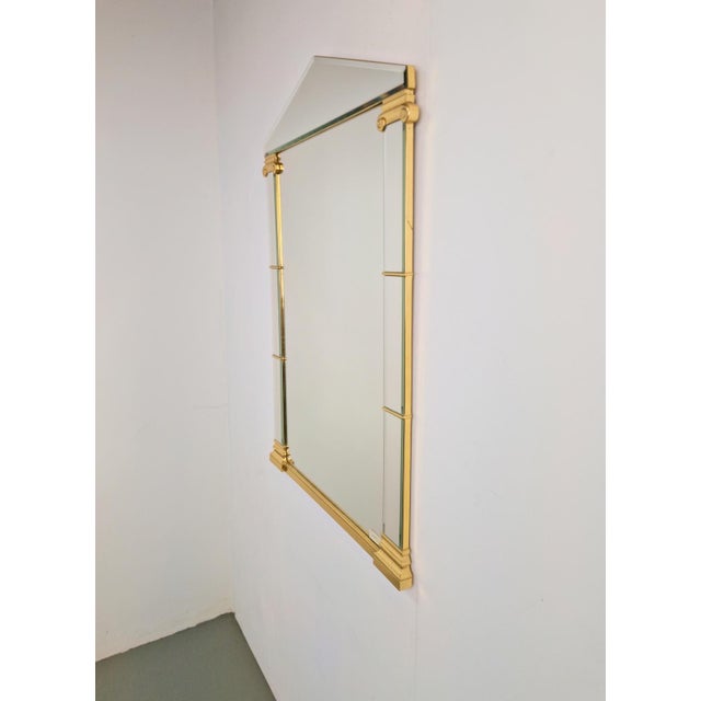 Gold Hollywood Regency Gilded Mirror from Deknudt, Belgium, 1970 For Sale - Image 8 of 18