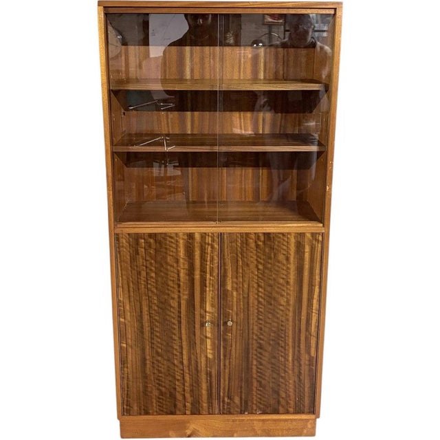 Mid-Century Modern Bookcase in Teak and Walnut, 1960s For Sale - Image 4 of 9