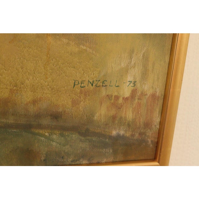 Penzell, Model, 1973, Oil on Canvas, Framed For Sale - Image 17 of 18