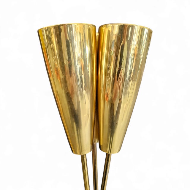 1950s Vintage Stiffel Cat Tail Floor Lamp by Paavo Viljo Tynell For Sale - Image 5 of 8